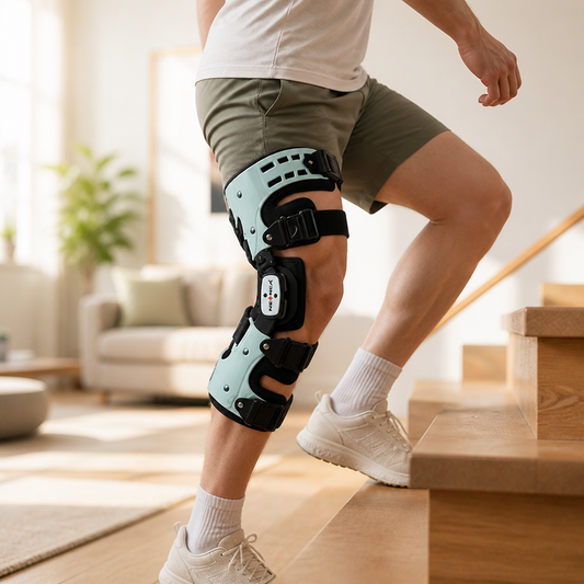 Adjustable Dual-Hinge Unloader Knee Brace