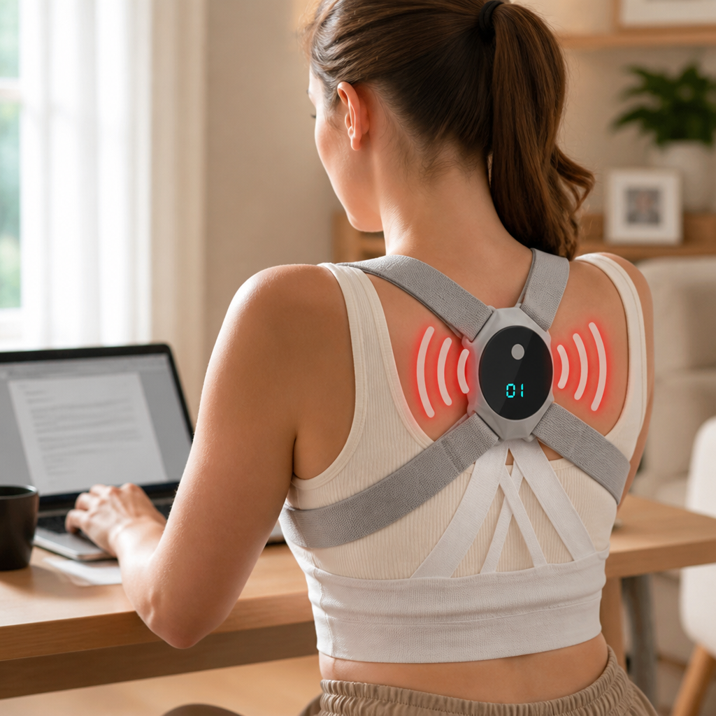 Adjustable Ems Posture Brace for Men and Women