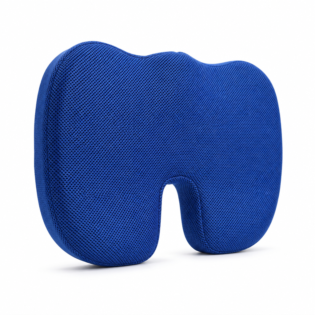 Contoured Memory Foam & Cooling Gel Seat Cushion