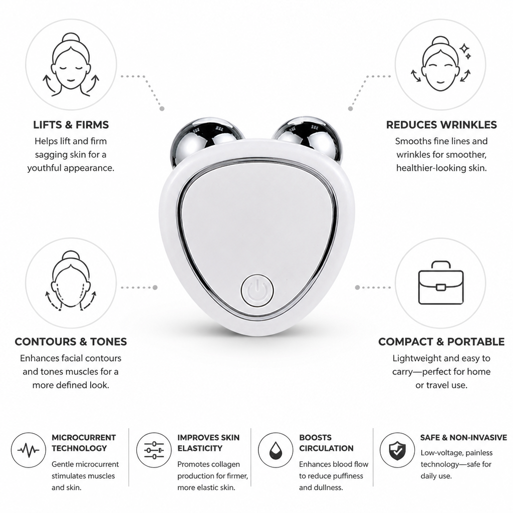 Facial Roller Microcurrent Lifting & Contouring