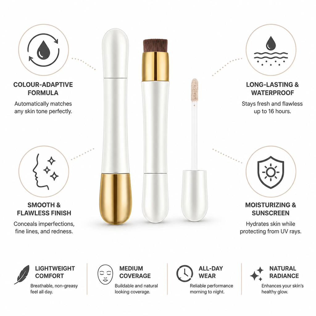 Foundation Colour-Adaptive Lightweight Waterproof