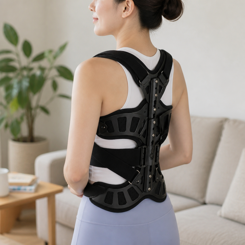 Height-Adjustable Fit Posture Corrector (3 Support Rods)