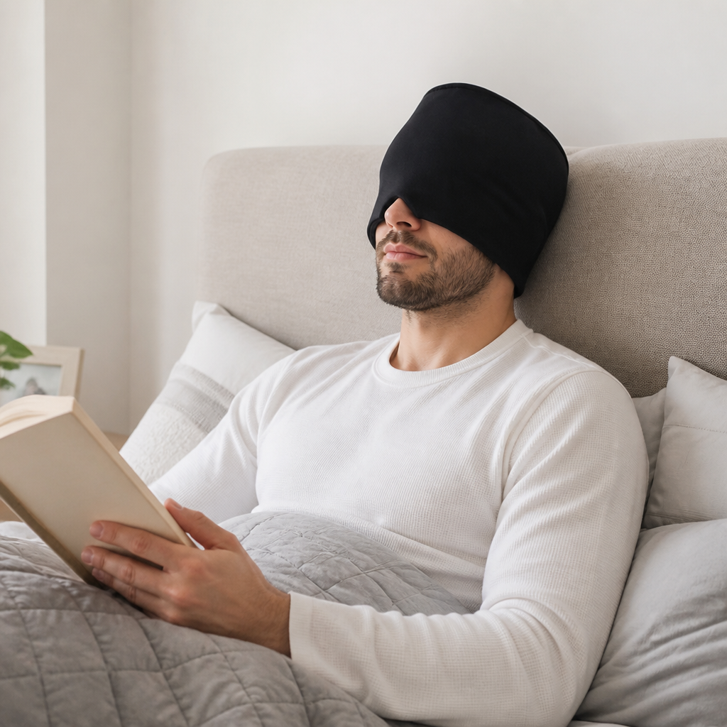 Hot & Cold Therapy Full Coverage Headache Relief Mask (360°)