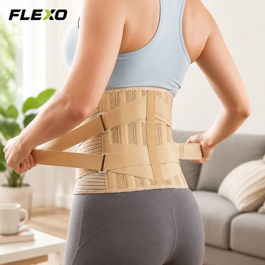 Lumbar Support Belt Adjustable Breathable Plastic Support Strips