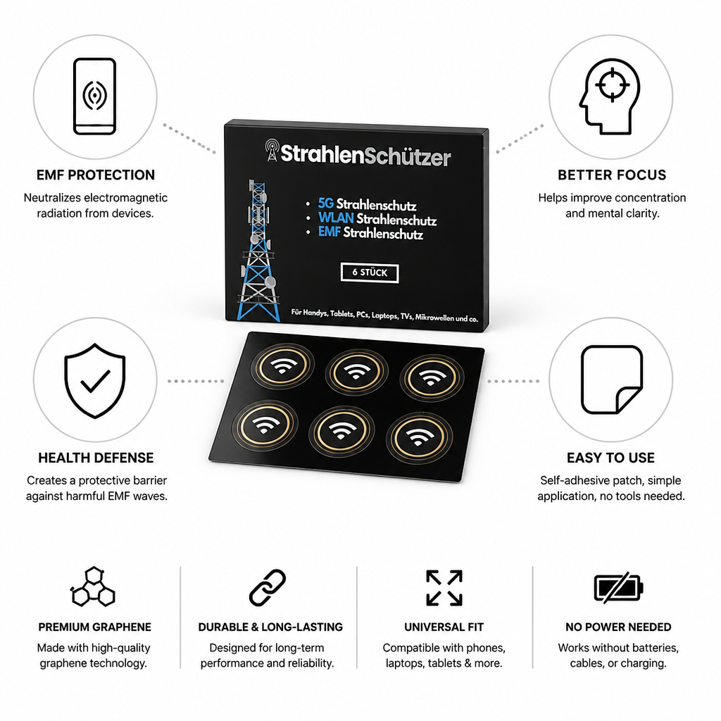 Radiation Protection Patch Graphene Self-Adhesive Universal Fit