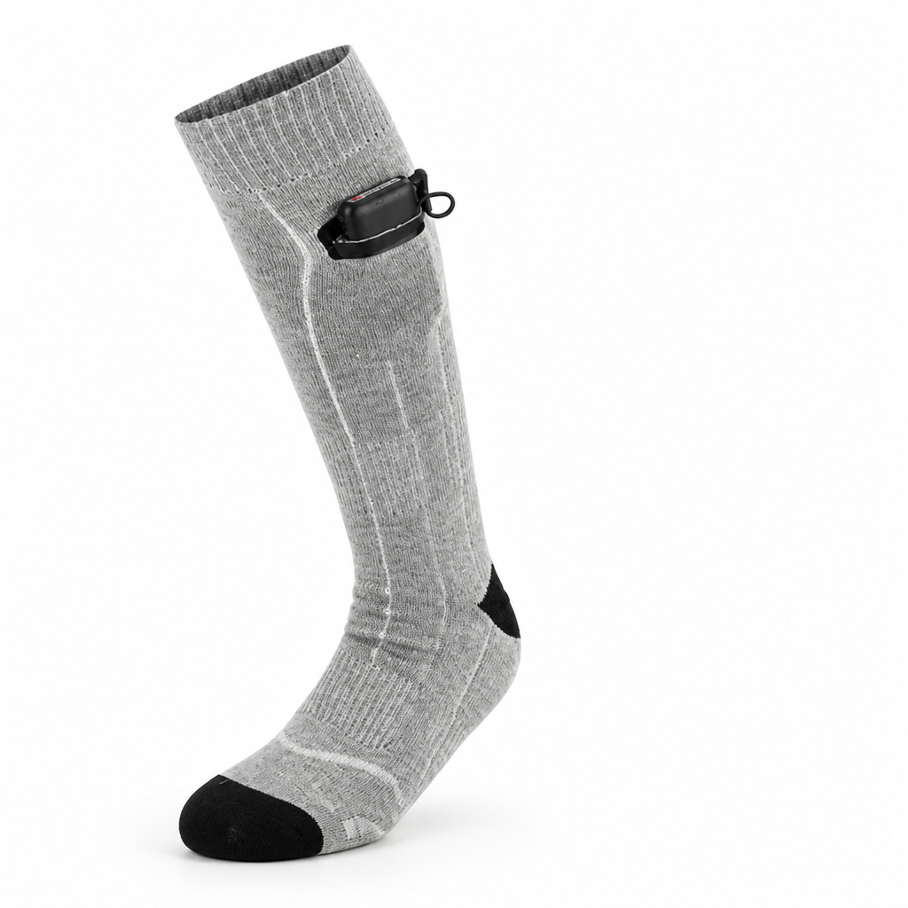 Unisex Calf-Length Rechargeable Heated Socks (3 Heat Levels)