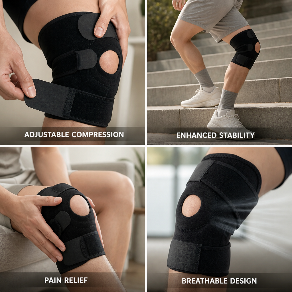 Adjustable Compression & Stabilizing Knee Support