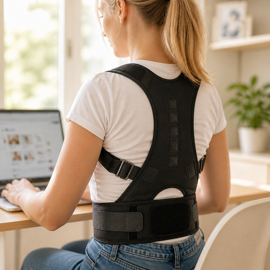 Adjustable Ergonomic Posture Corrector — Padded Straps