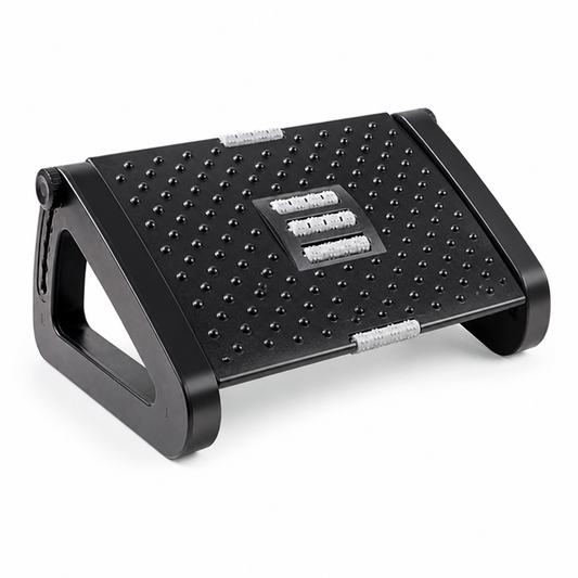 Adjustable Height Dual-Surface Non-Slip Foot Rest (6 Positions)