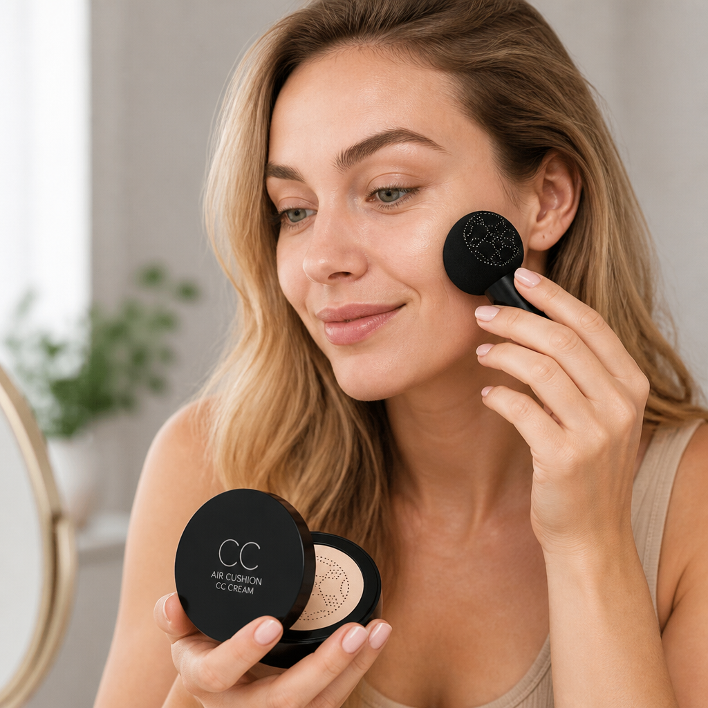 Air Cushion CC Cream Mushroom Sponge Color-Correcting