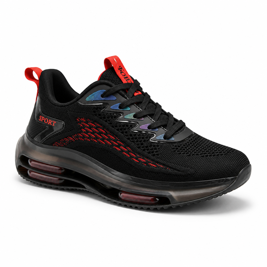 Air-Cushion Sole Cotton-Blend Men's Sneakers