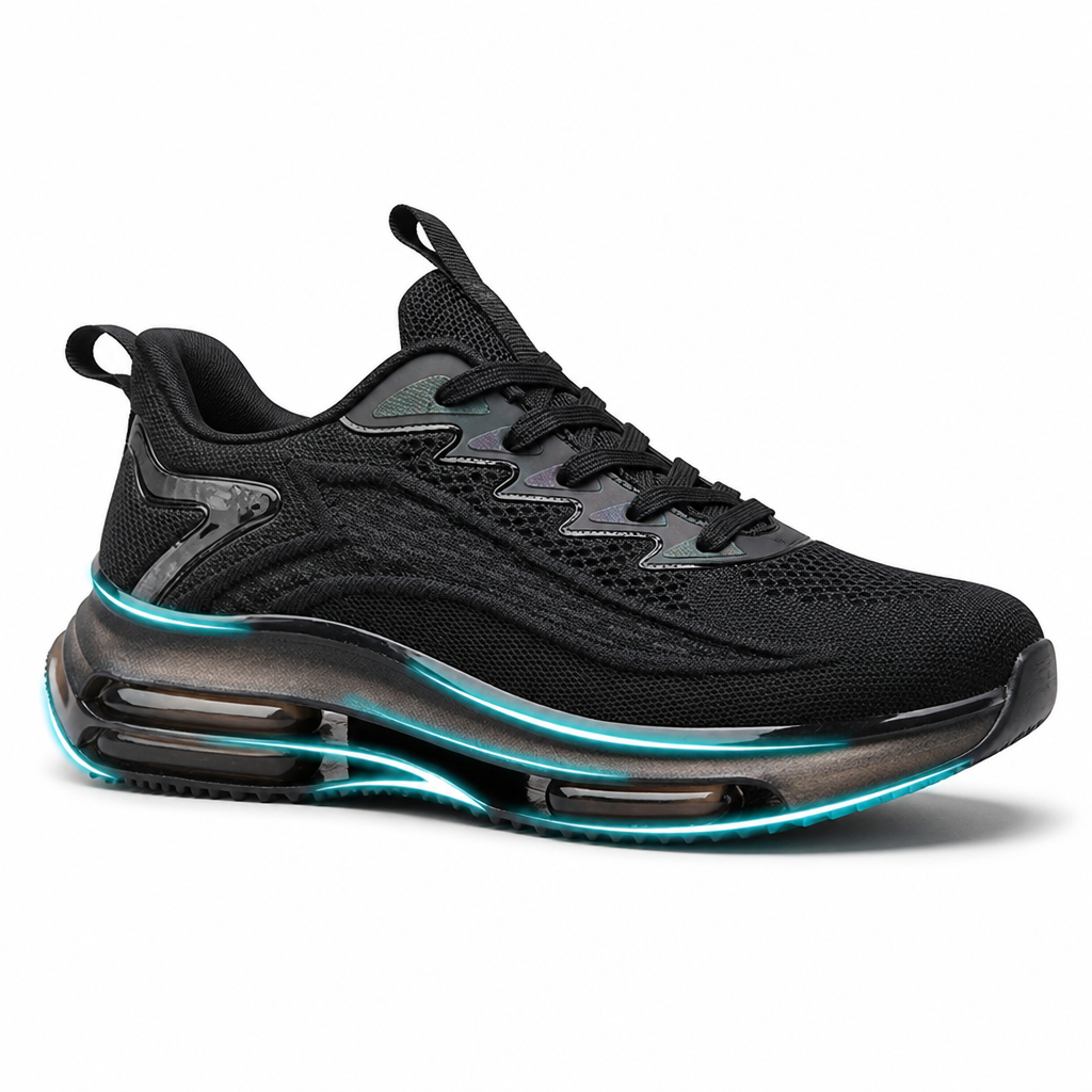 Air-Cushion Sole Cotton-Blend Men's Sneakers