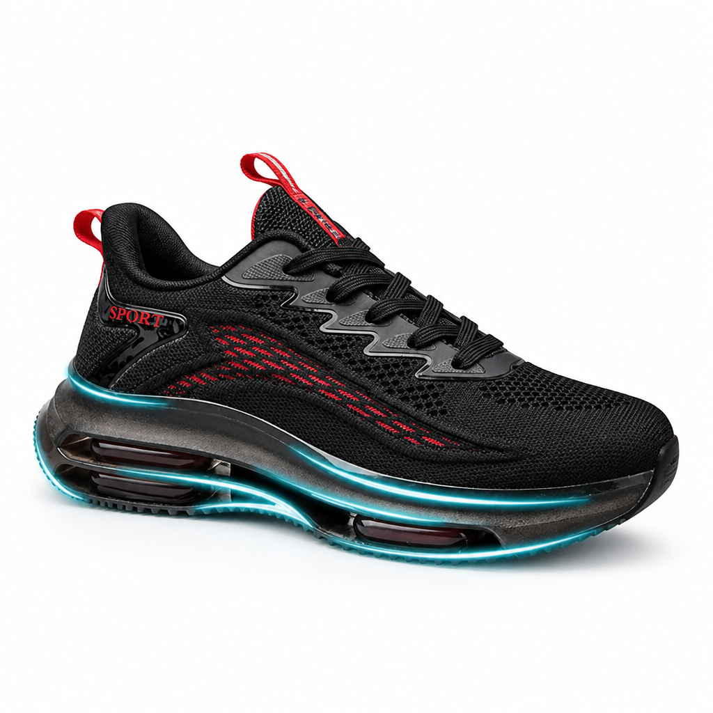 Air-Cushion Sole Cotton-Blend Men's Sneakers