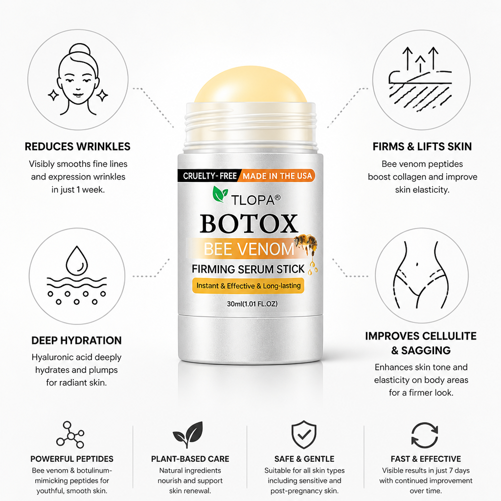 Anti-Aging Serum Stick Bee Venom Peptides & Hyaluronic Acid
