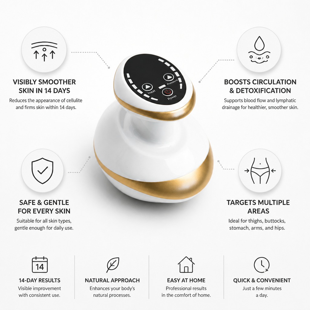 Anti-Cellulite Massager Handheld 14-Day Visible Results