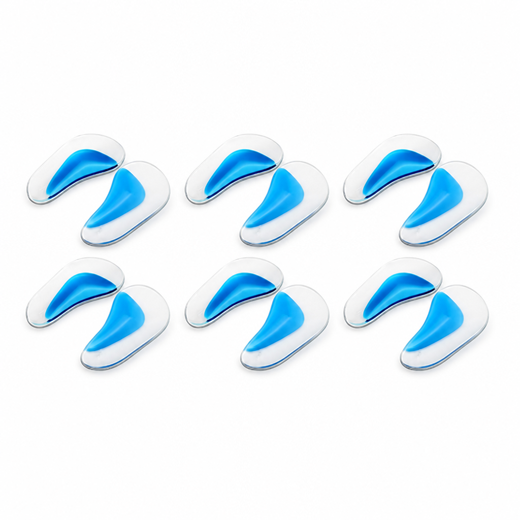 Arch Support Insoles Silicone Self-Adhesive 12 Pack