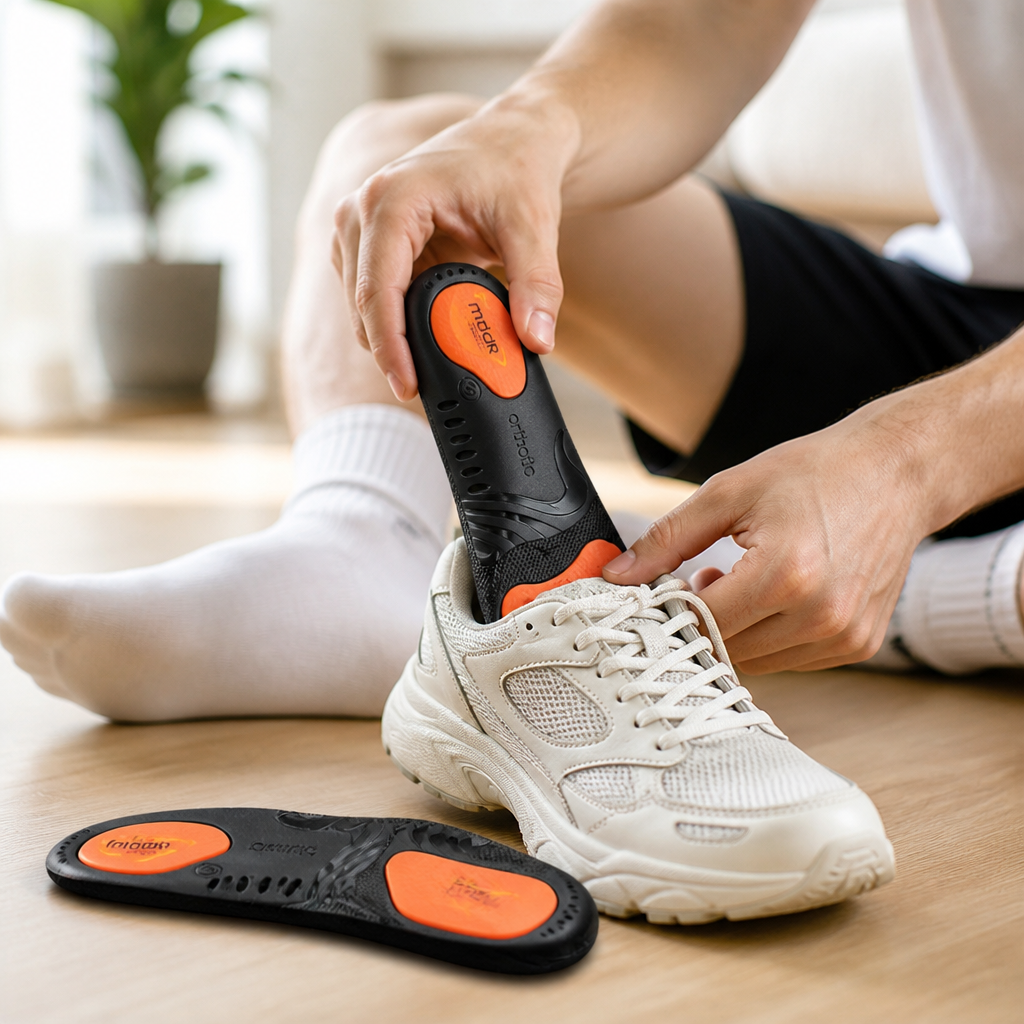 Arch Support Insoles Trimmable TPU Silicone Sweat-Absorbent & Breathable