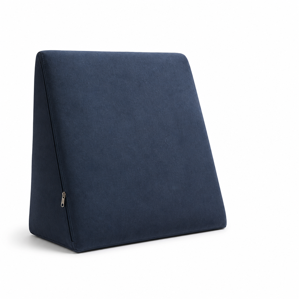 Back And Leg Elevation Wedge Support Pillow (Removable Washable Cover)