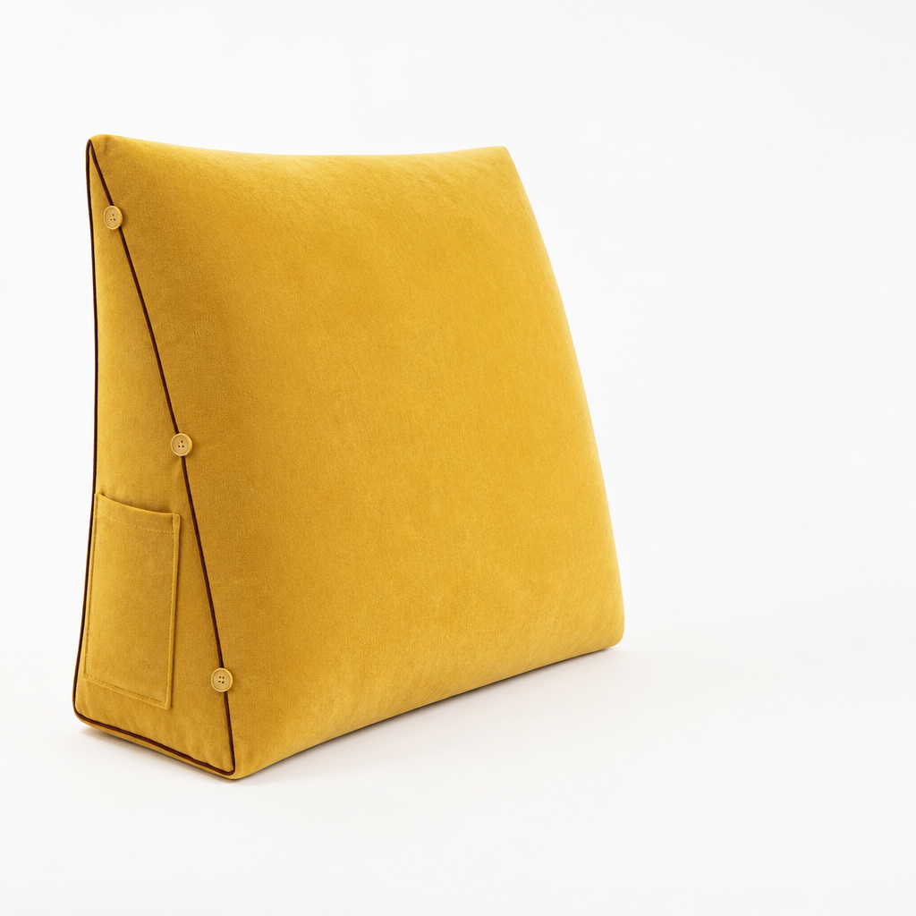 Back And Leg Elevation Wedge Support Pillow (Removable Washable Cover)