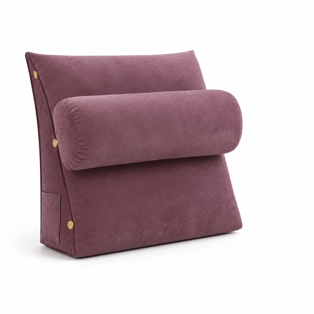 Back And Leg Elevation Wedge Support Pillow (Removable Washable Cover)
