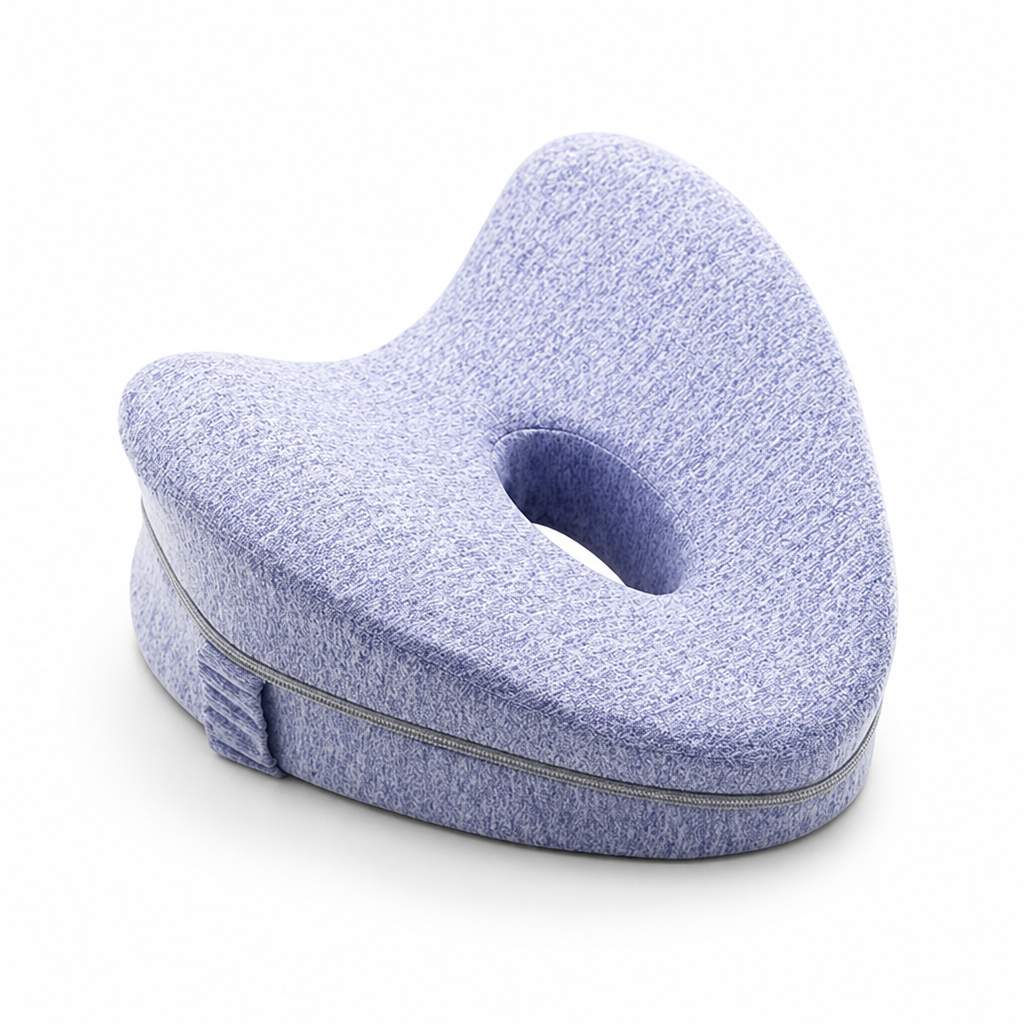 Back & Neck Support Pillow Ergonomic Removable Cover