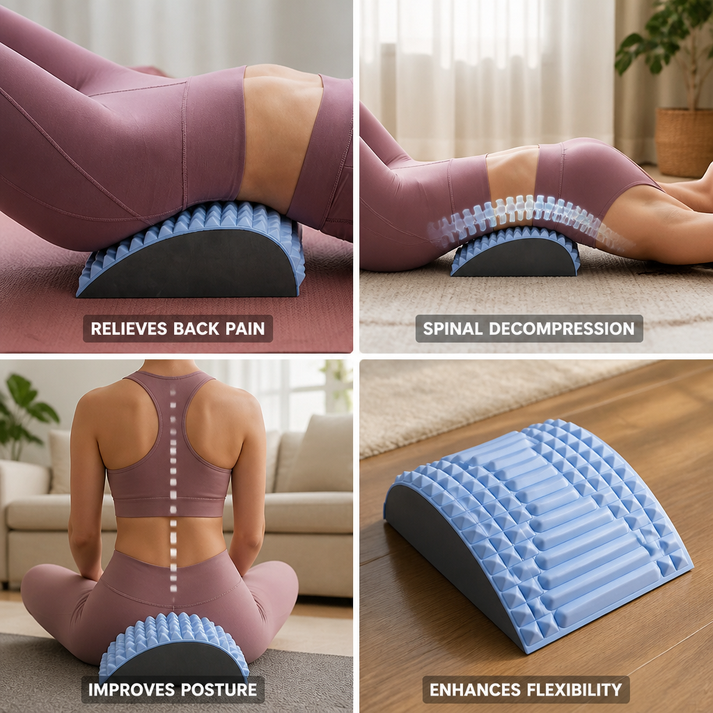 Back Pain Stretcher Spinal Decompression & Posture Corrector