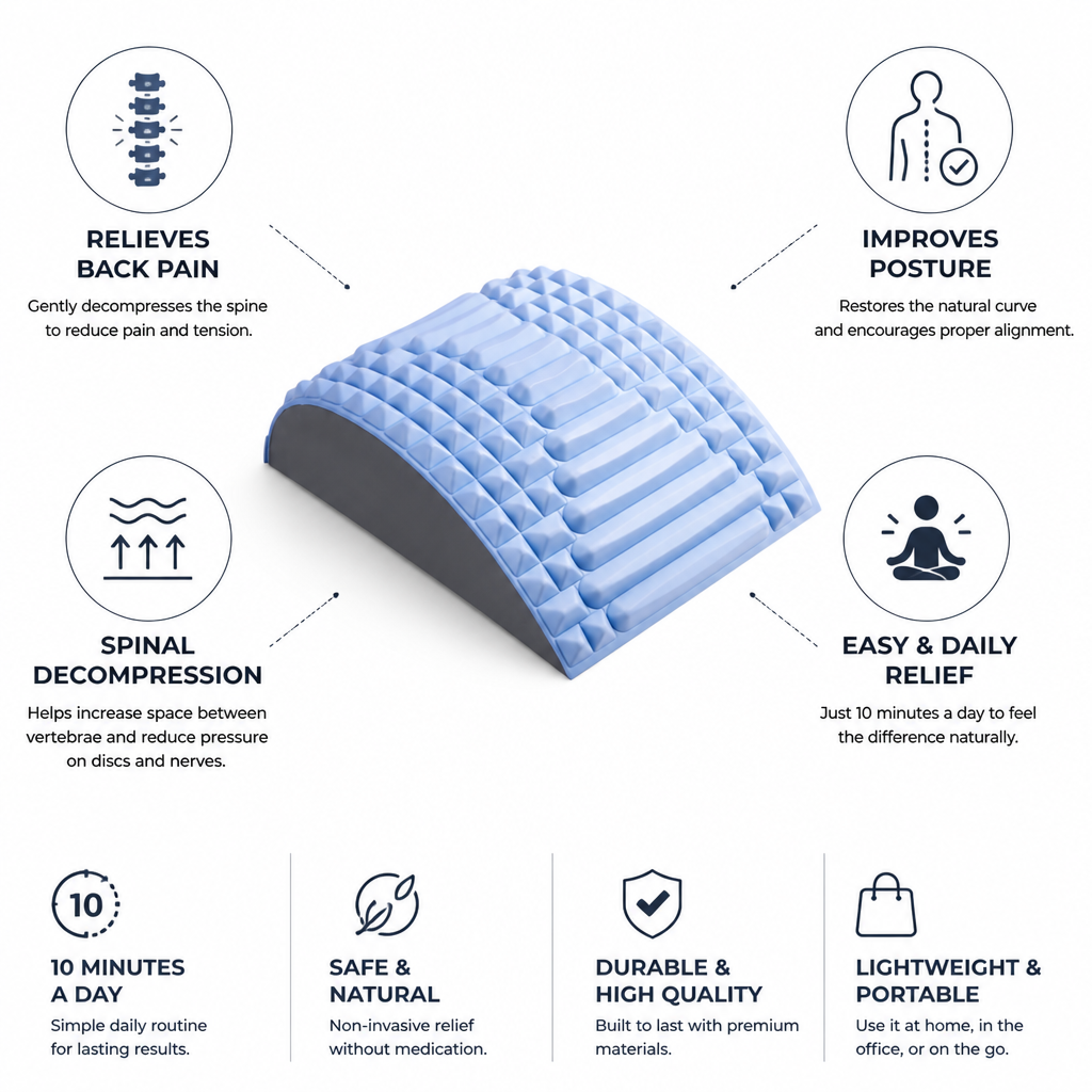 Back Pain Stretcher Spinal Decompression & Posture Corrector