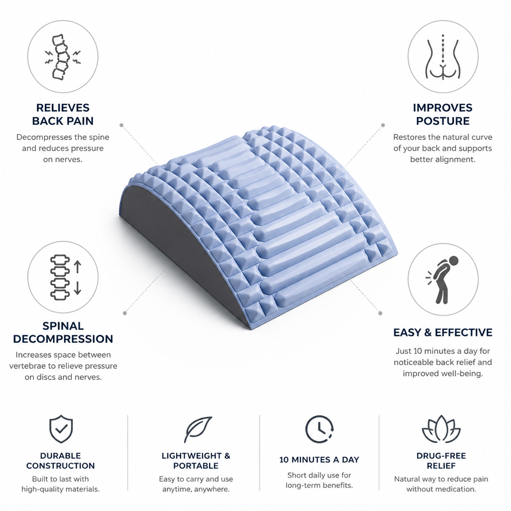 Back Stretcher Spinal Decompression & Posture Support