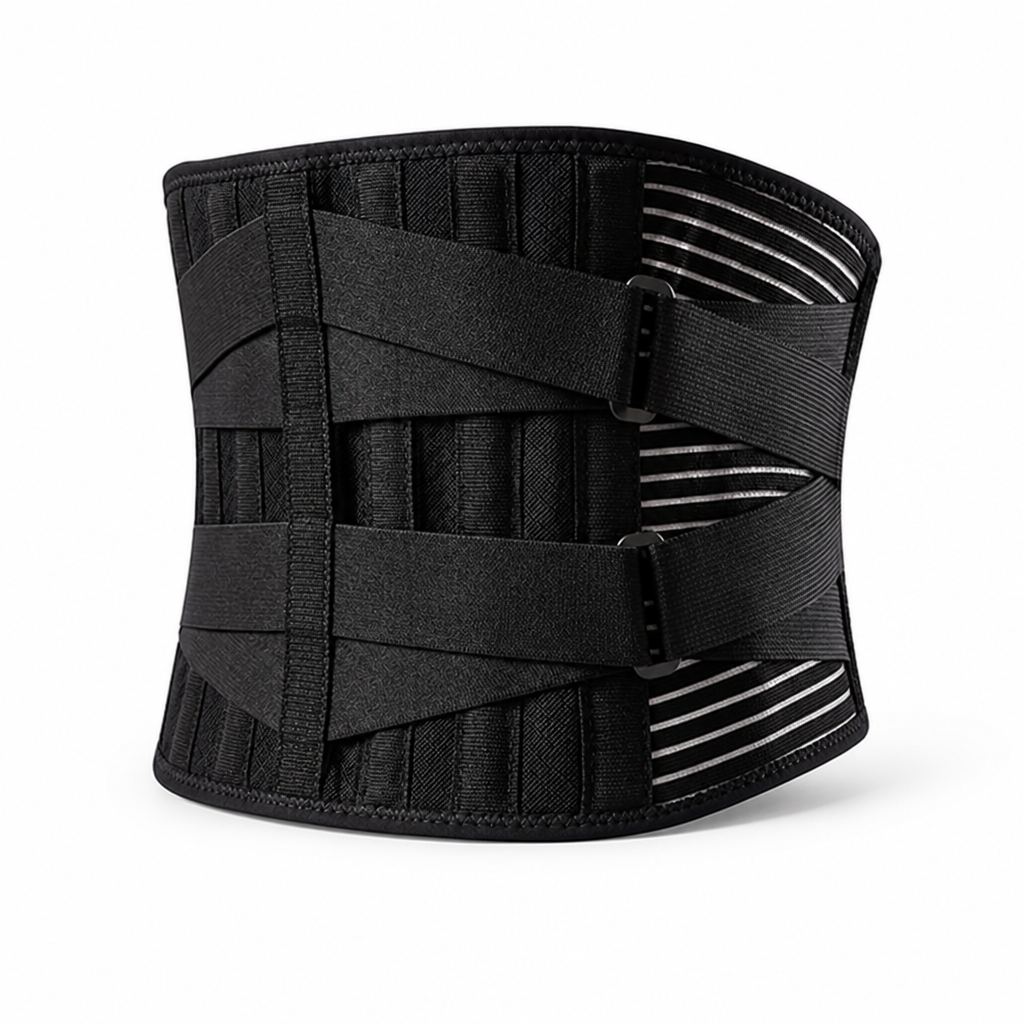 Back Support Belt Breathable Elastic Compression Hook-And-Loop