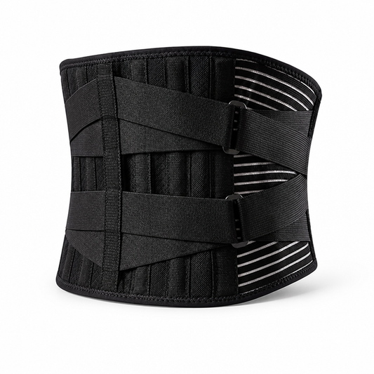 Back Support Belt Breathable Elastic Compression Hook-And-Loop