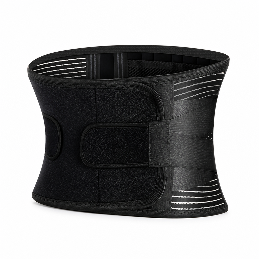 Back Support Belt Breathable Elastic Compression Hook-And-Loop