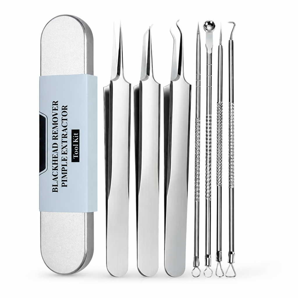 Blackhead Removal Tool Set Stainless Steel Hygienic Reusable