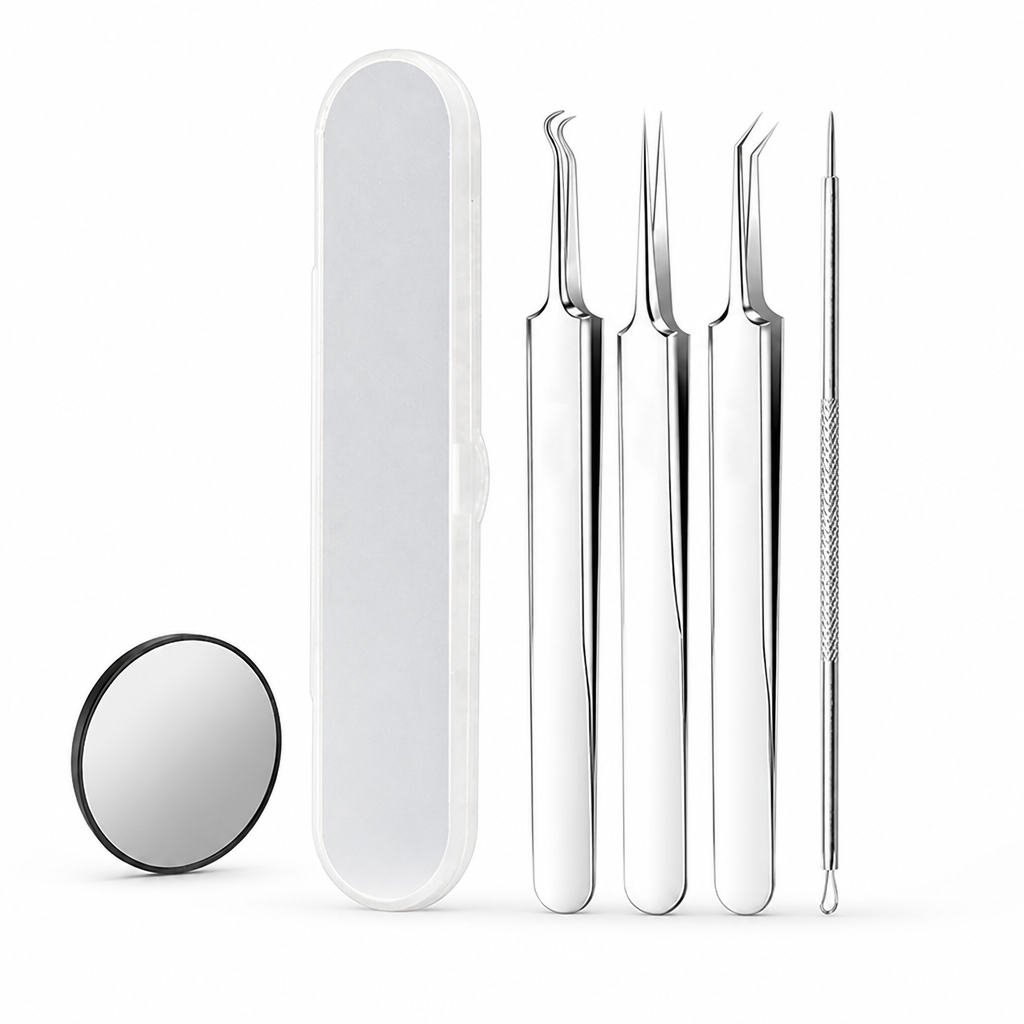 Blackhead Removal Tool Set Stainless Steel Hygienic Reusable