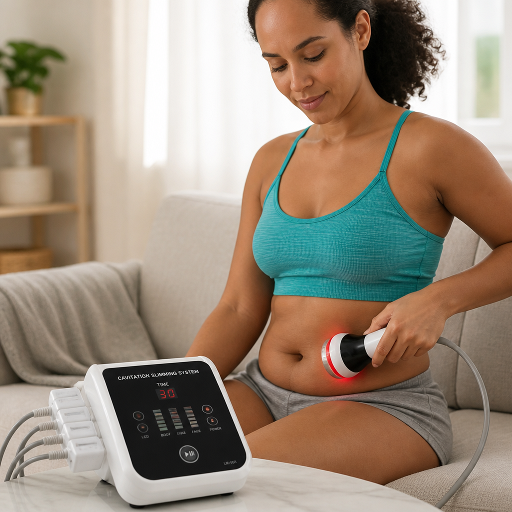 Body & Face Sculpting Device Ultrasonic Cavitation Infrared EMS