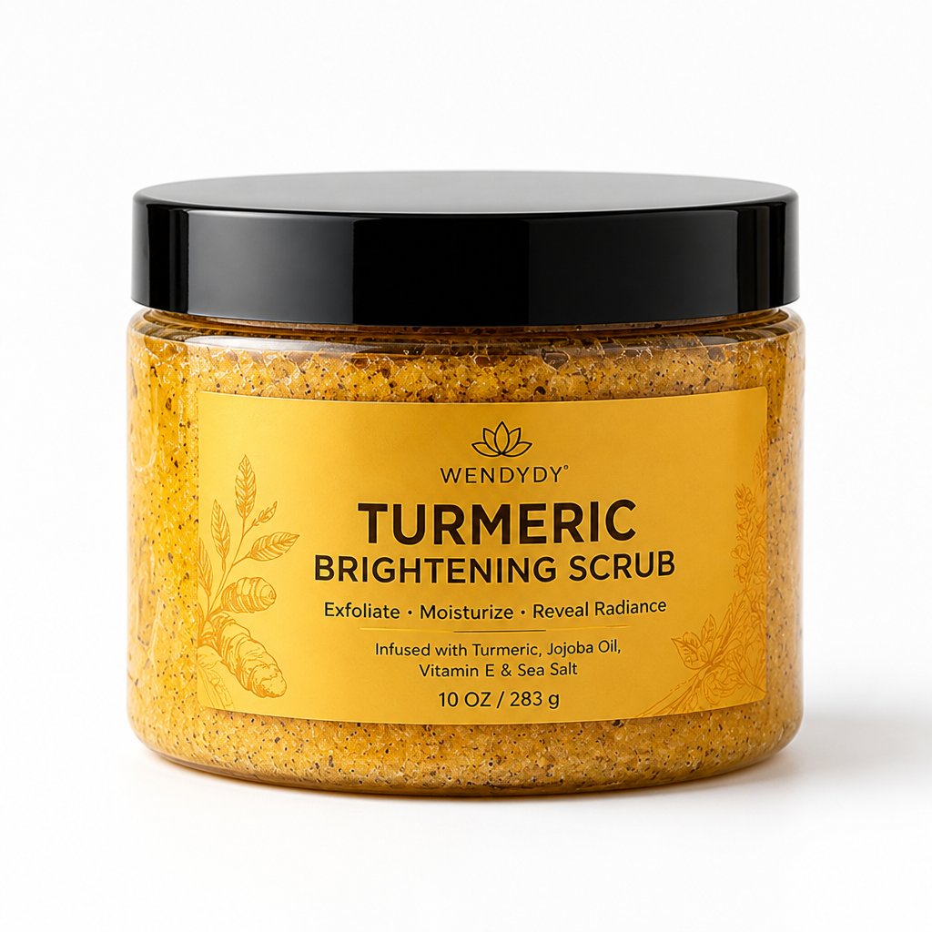 Body Scrub Turmeric Brightening Sea Salt & Jojoba Oil