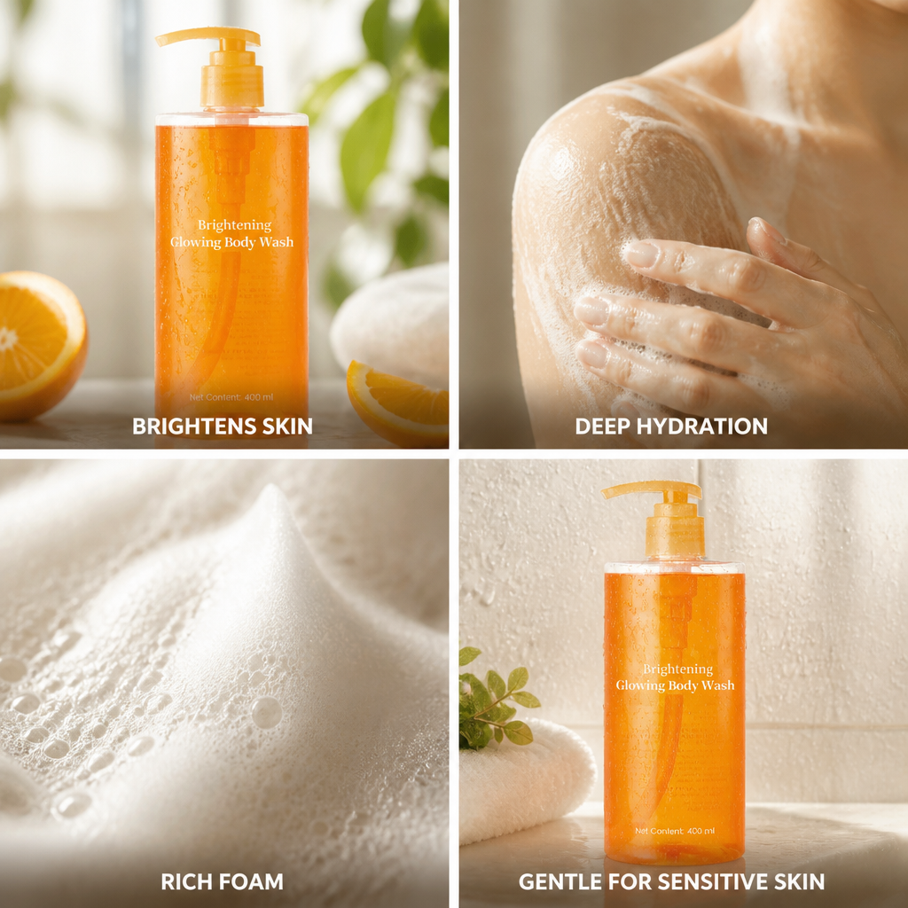 Body Wash pH-Balanced Sensitive Skin Brightening 400 ml