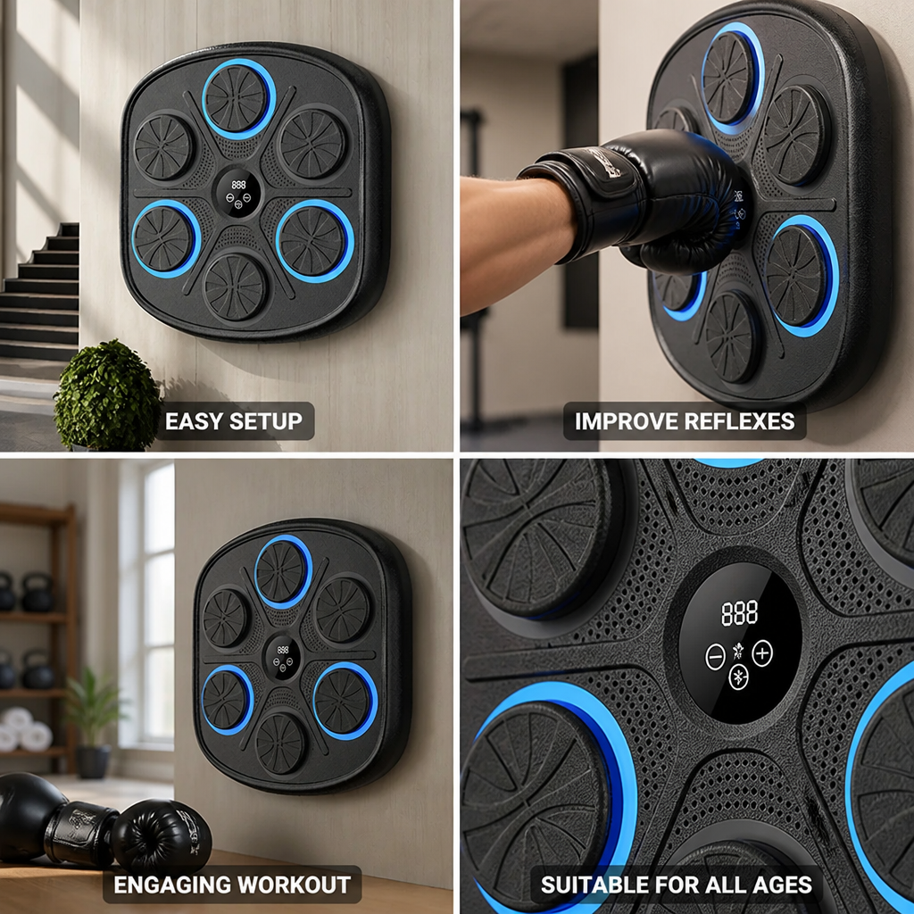 Boxing Trainer Smart Interactive Easy Setup