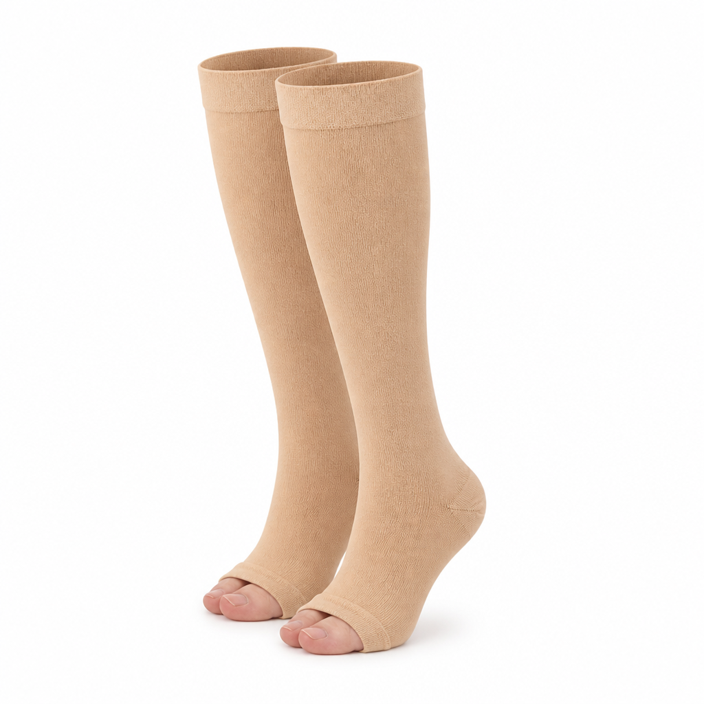 Breathable Knit Short Compression Socks (Targeted Compression For Women)