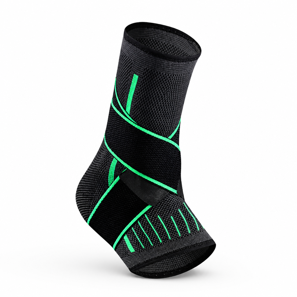 Breathable Targeted Compression Adjustable Velcro Straps Ankle Brace