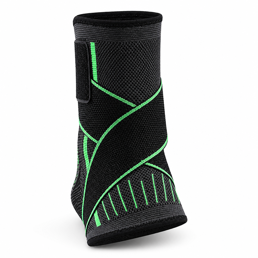 Breathable Targeted Compression Adjustable Velcro Straps Ankle Brace