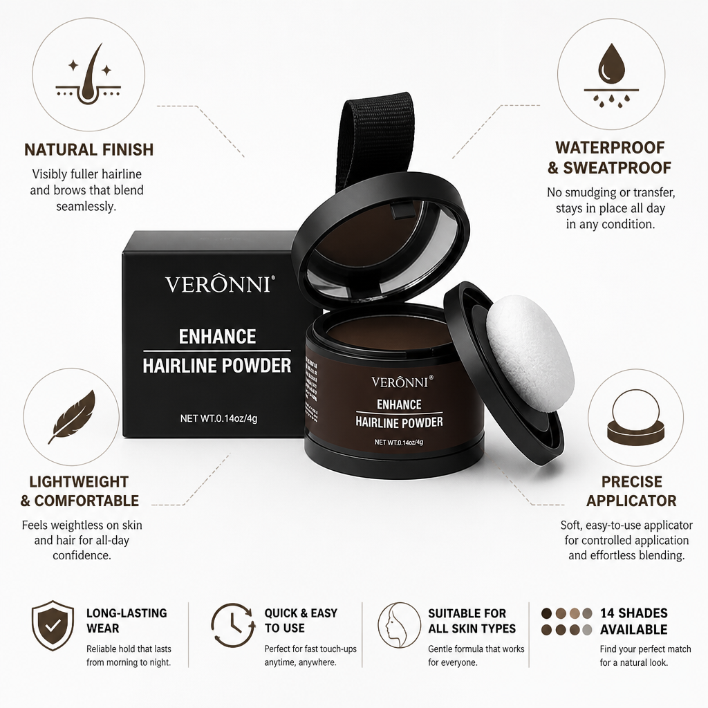 Brow & Hairline Powder Waterproof Long-Lasting Precise Applicator