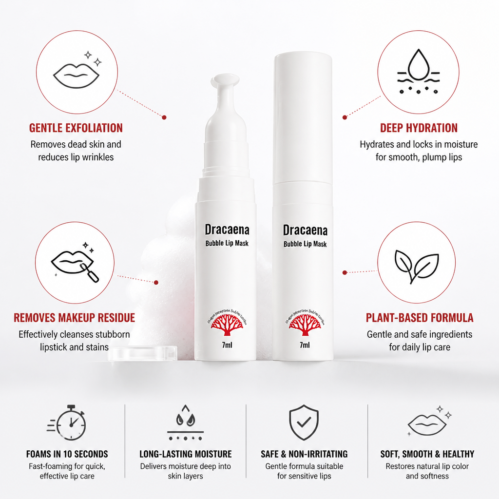 Bubble Lip Mask Fast-Foaming Exfoliator & Hydrating