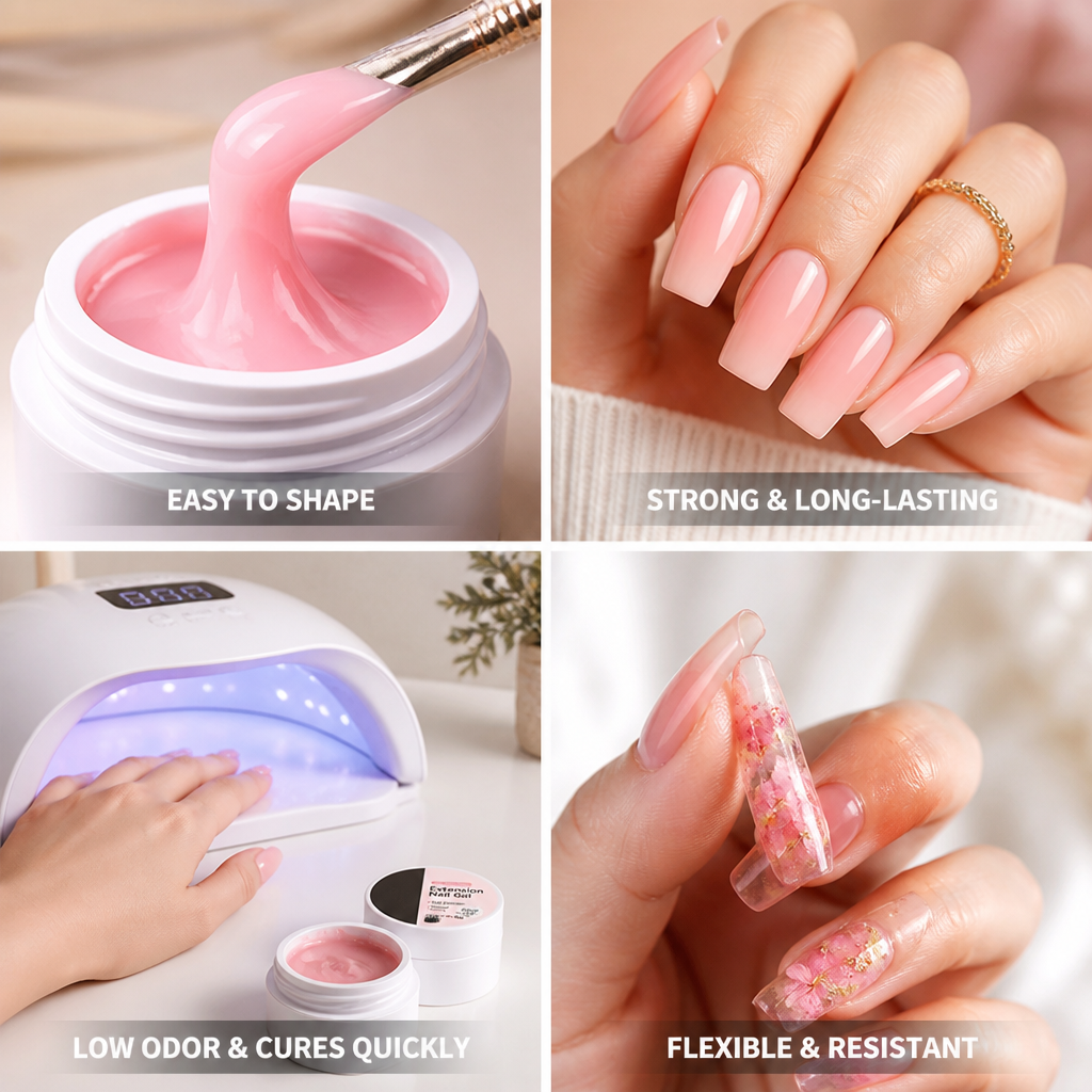 Builder Gel Kit Drip-Free Flexible Long-Lasting