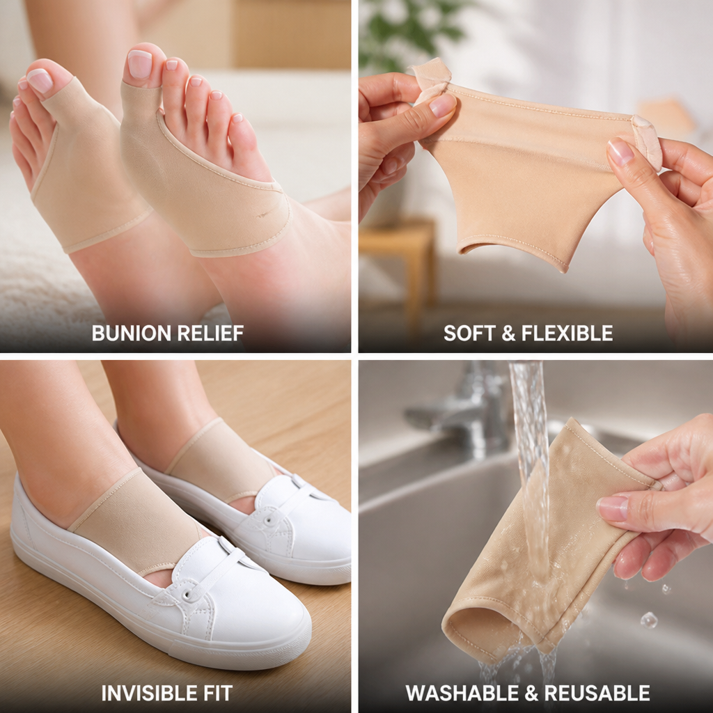 Bunion Corrector Soft Medical Gel Invisible & Washable