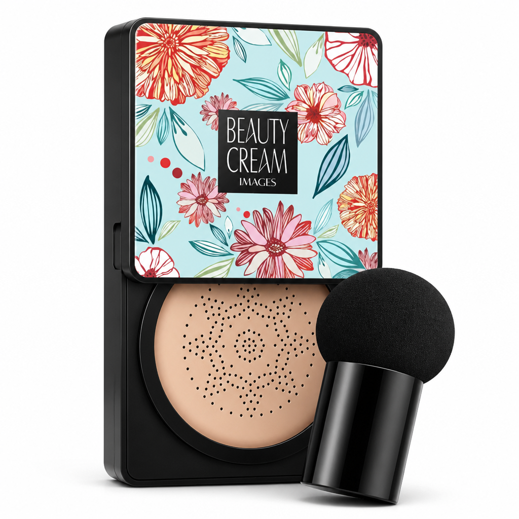 CC Cream Hydrating Adjustable Coverage Mushroom Sponge Applicator