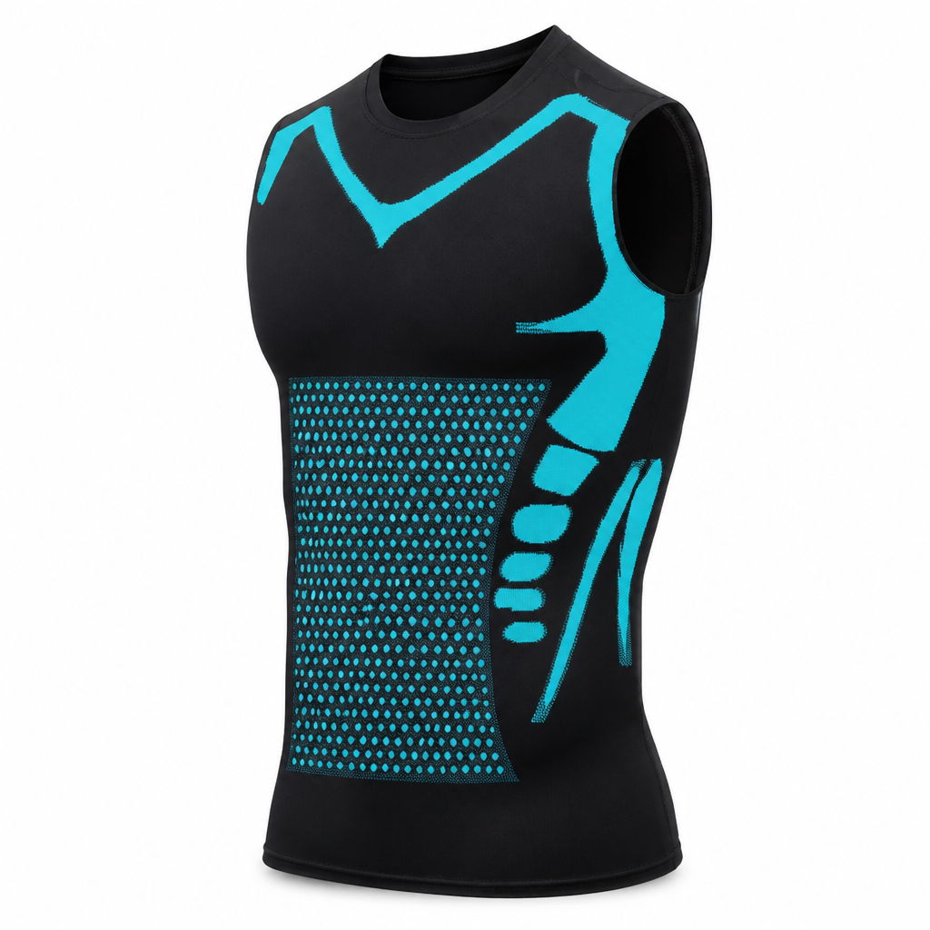 Compression Vest Seamless Neoprene Spandex Ionic & Far-Infrared