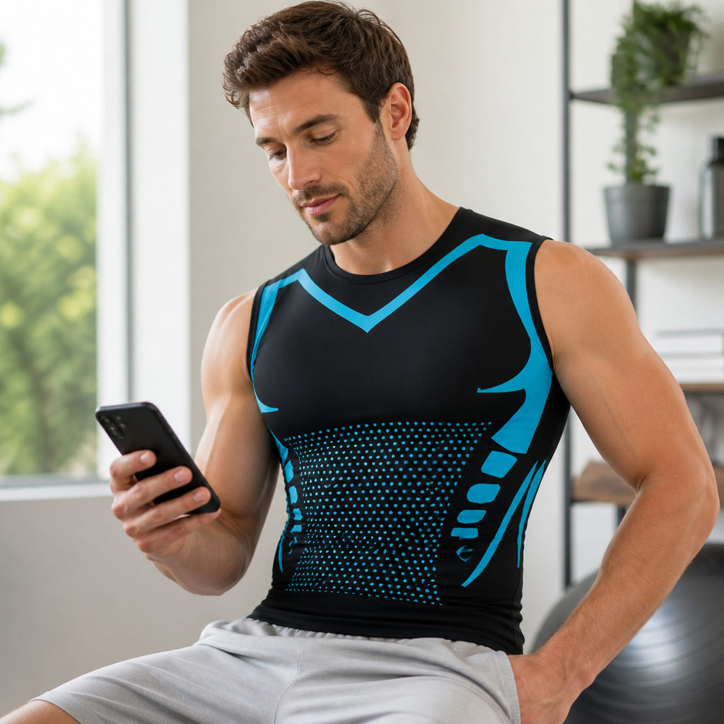 Compression Vest Seamless Neoprene Spandex Ionic & Far-Infrared