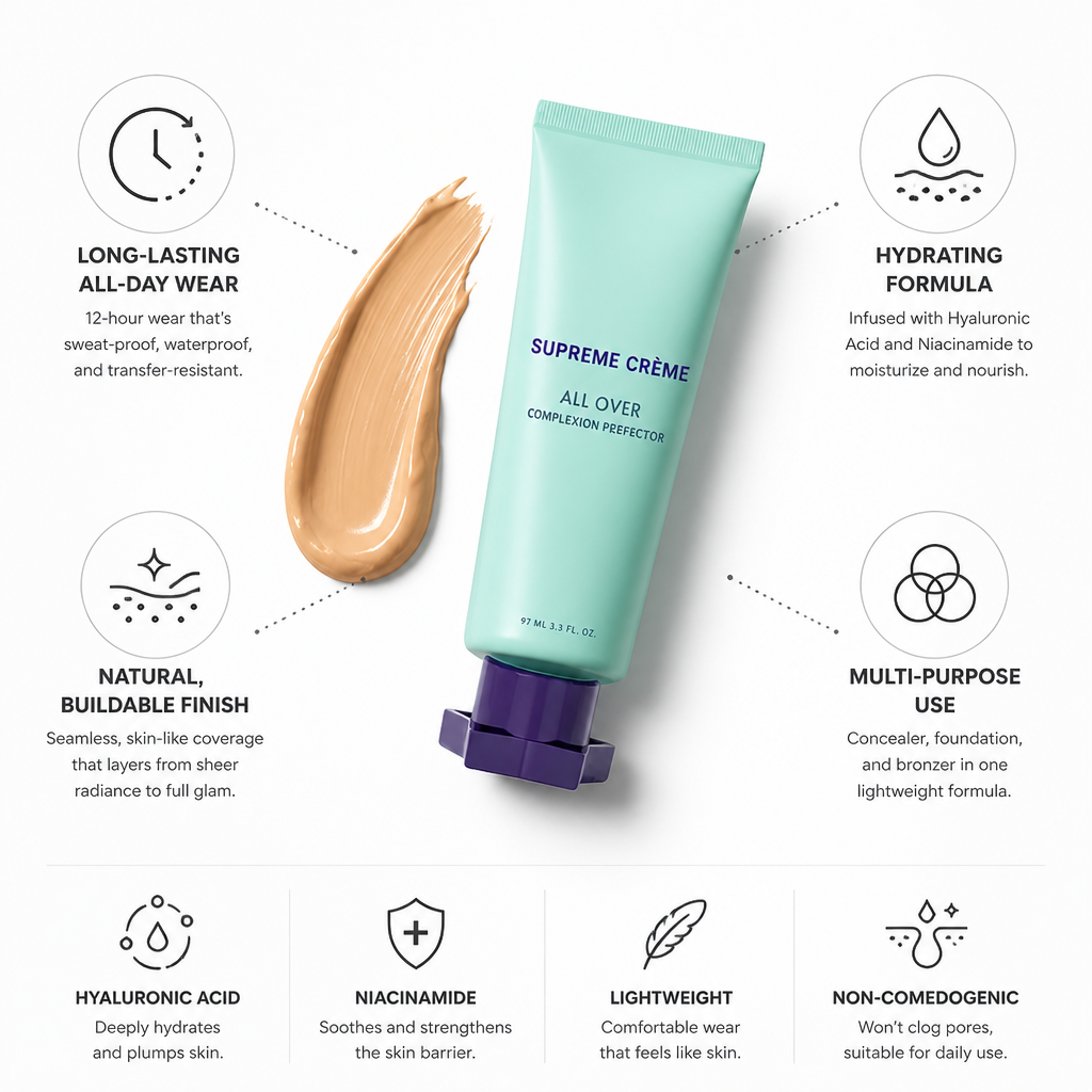 Concealer Buildable Hydrating Hyaluronic Acid & Niacinamide