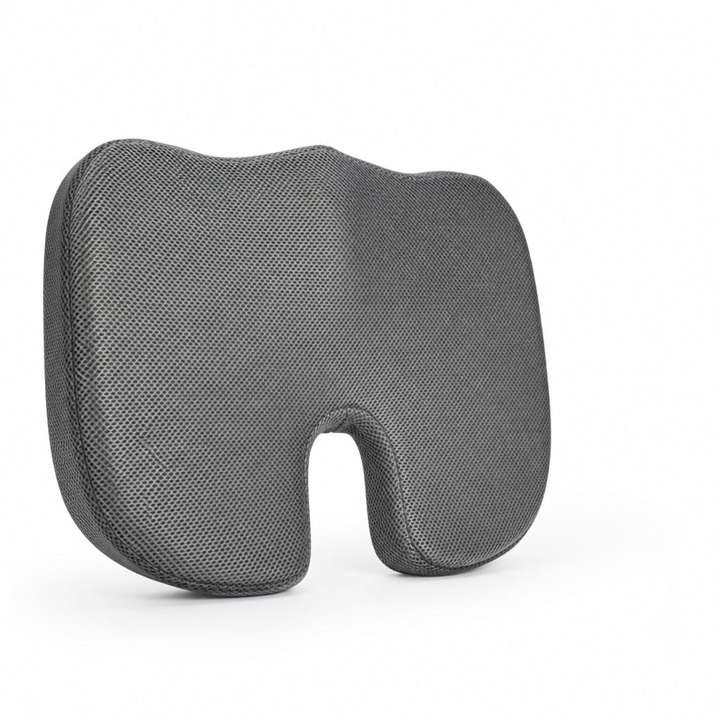 Contoured Memory Foam & Cooling Gel Seat Cushion