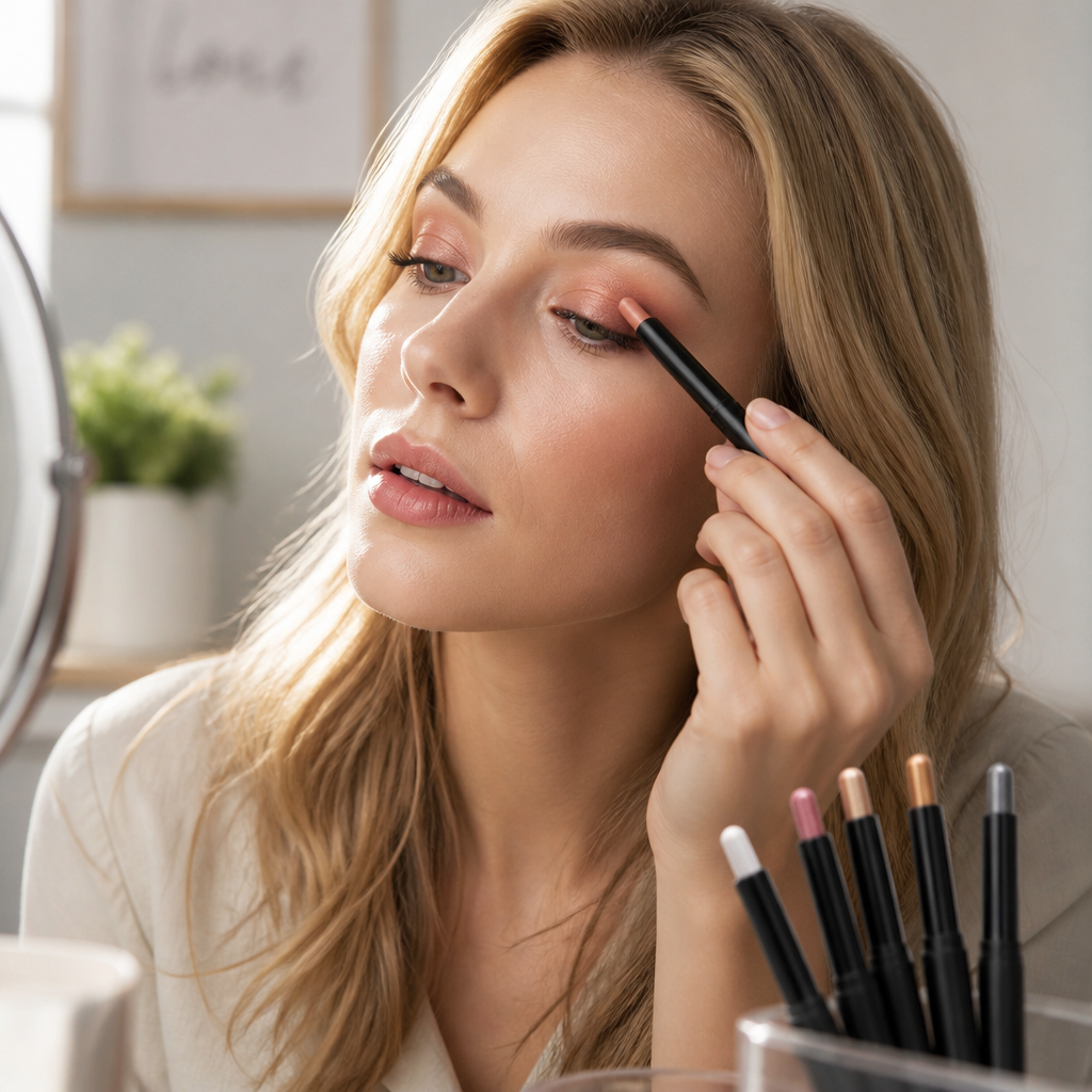 Cream Eyeshadow Pencil Twist-Up Waterproof Hypoallergenic